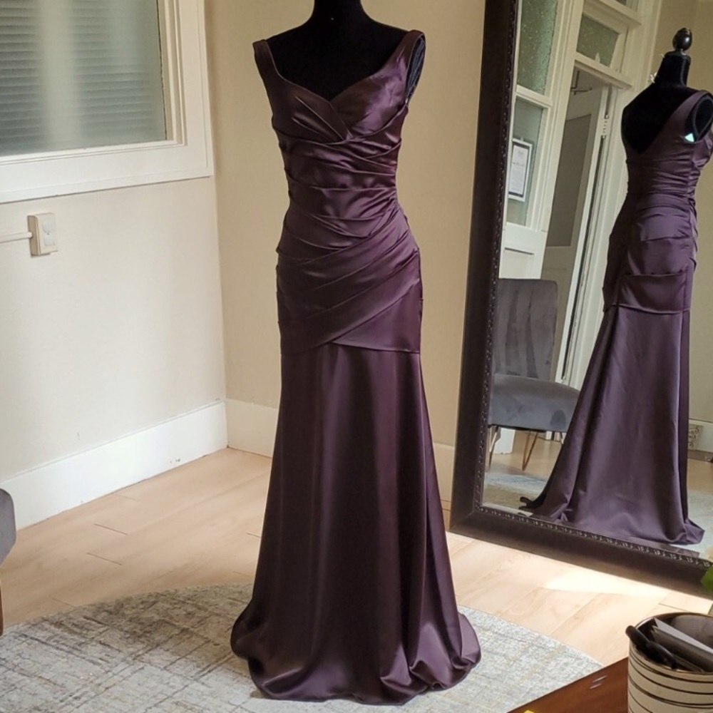 Chocolate Colored Evening Dress